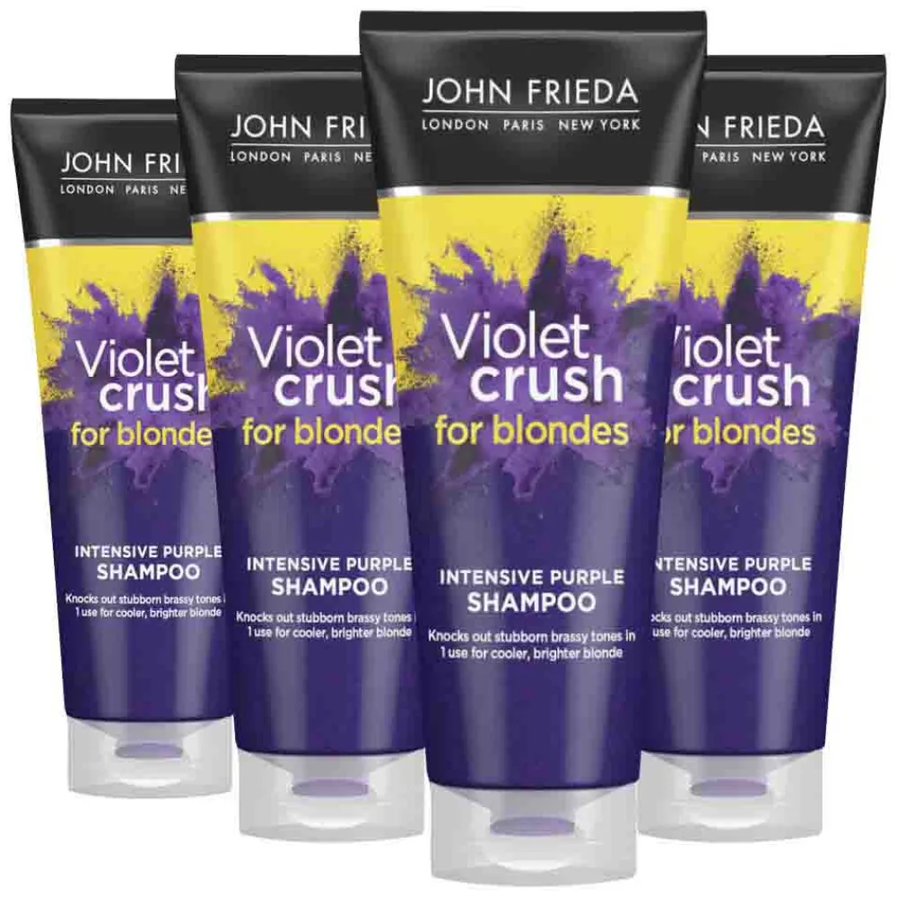 John Frieda 4x Violet Crush Shampoo Intense Purple 250 ml