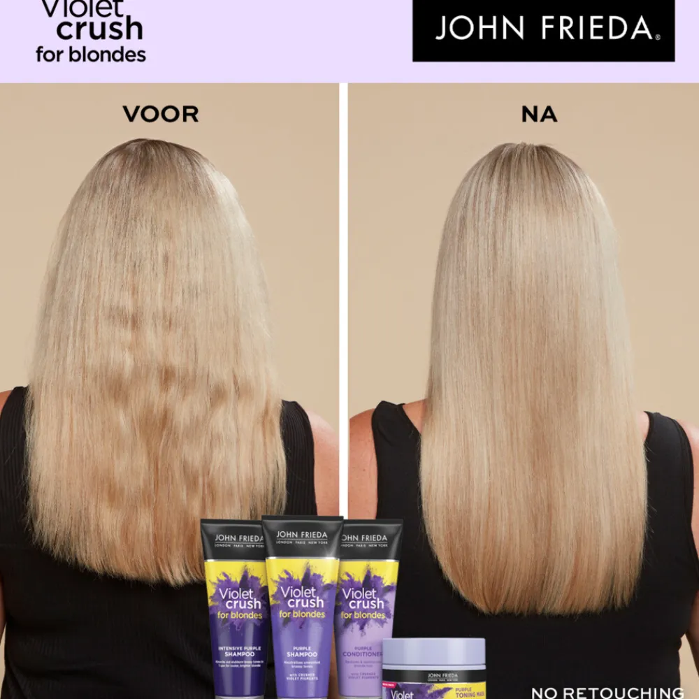 John Frieda 4x Violet Crush Shampoo Intense Purple 250 ml