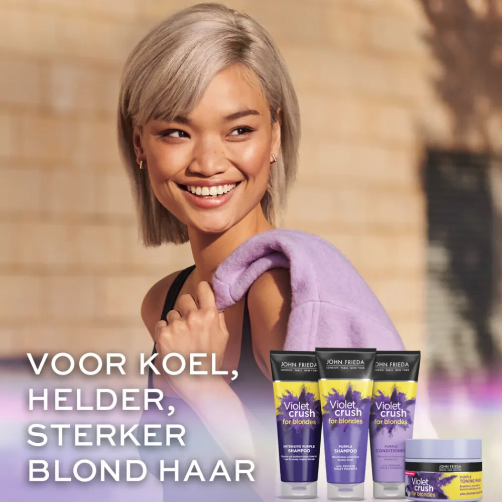 John Frieda 4x Violet Crush Shampoo Intense Purple 250 ml
