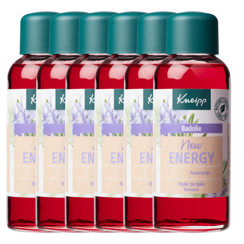 Kneipp 6x Badolie New Energy Rozemarijn 100 ml