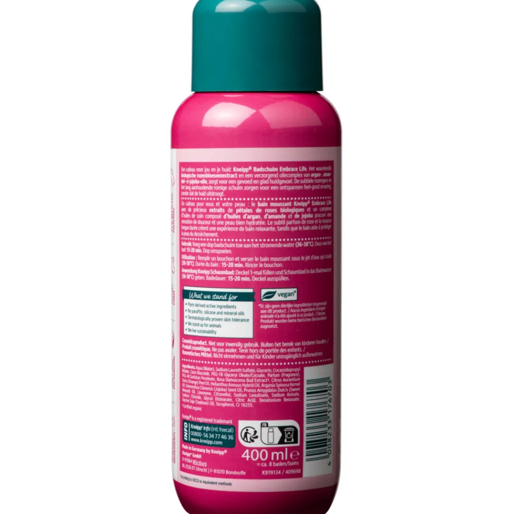 Kneipp 6x Badschuim Embrace Life 400 ml