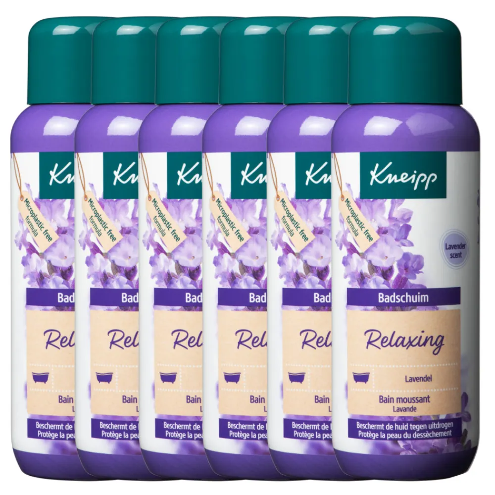 Kneipp 6x Badschuim Relaxing Lavendel 400 ml