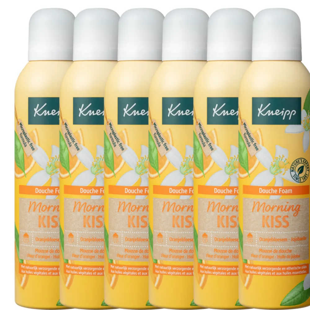 Kneipp 6x Douche Foam Morning Kiss 200 ml