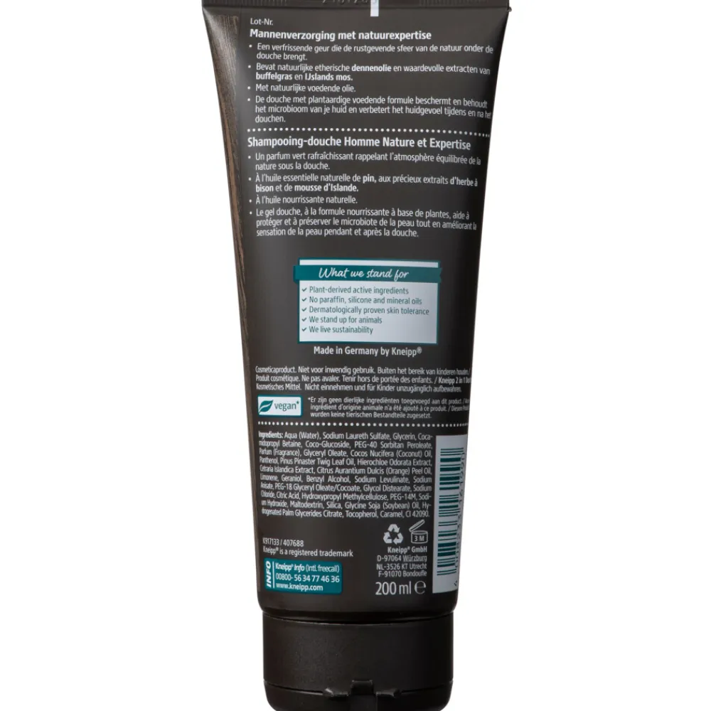 Kneipp 6x Douche Men 2-in-1 Nature Feeling 200 ml