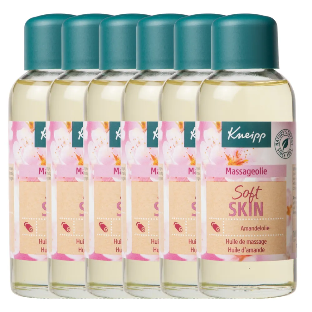 Kneipp 6x Massageolie Soft Skin Amandelbloesem 100 ml