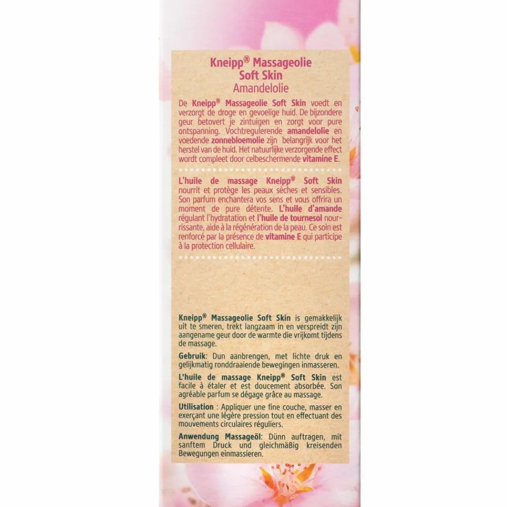 Kneipp 6x Massageolie Soft Skin Amandelbloesem 100 ml