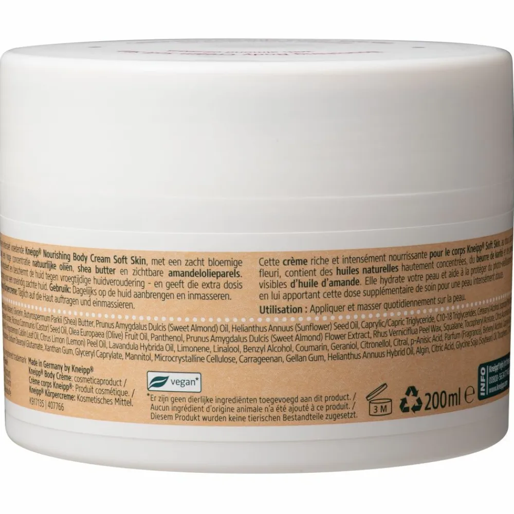 Kneipp 4x Nourishing Body Creme Soft Skin 200 ml