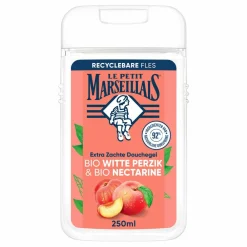 Le Petit Marseillais 6x Douchegel Bio White Peach & Bio Nectarine 250 ml