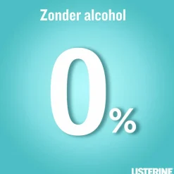 Listerine 3x Mondwater Cool Mint Milde Smaak Zonder Alcohol 1 liter