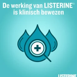Listerine 4x Mondwater Cool Mint Milde Smaak Zonder Alcohol 500 ml