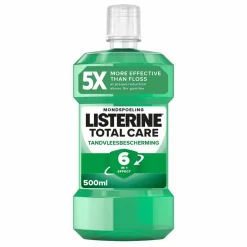 Listerine 3x Mondwater Total Care Tandvleesbescherming 500 ml