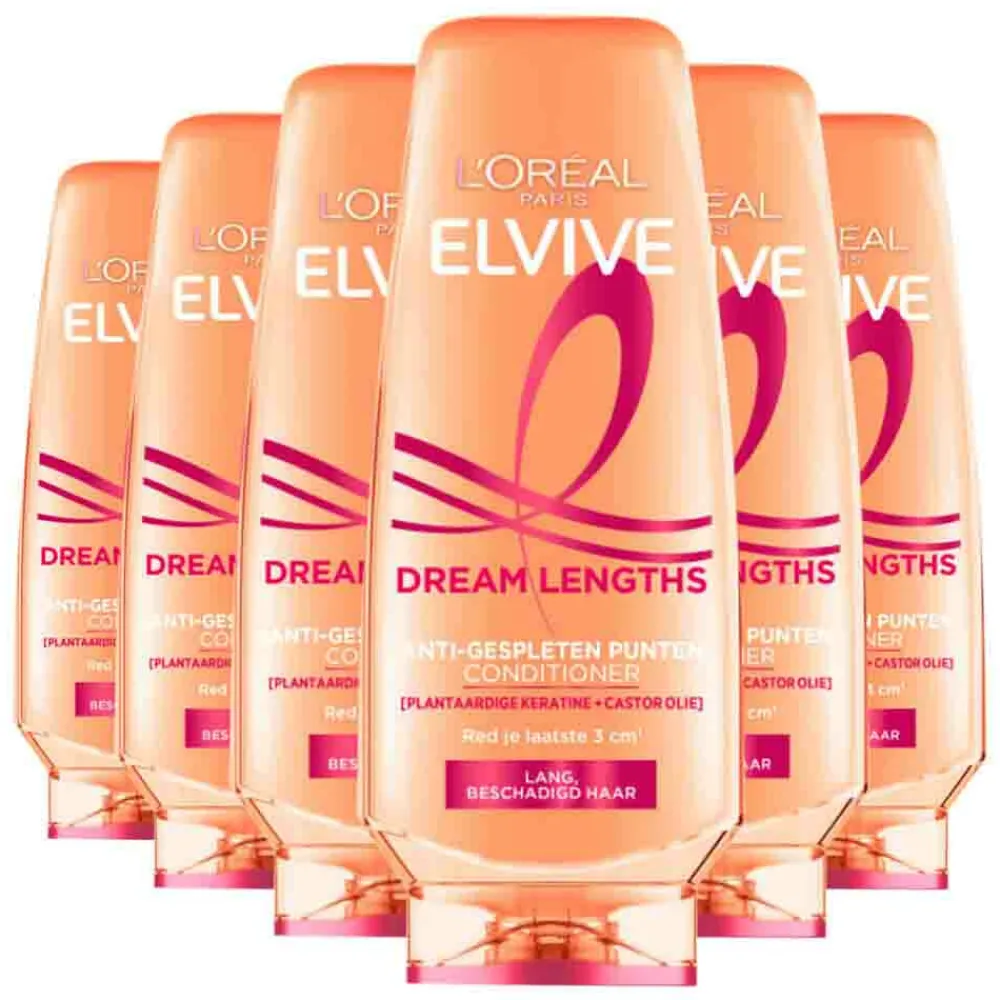 LOréal 6x L'Oréal Elvive Dream Lengths Conditioner 200 ml