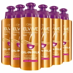LOréal 6x L'Oréal Elvive Extraordinary Oil Krulverzorging Oil-In-Milk 200 ml