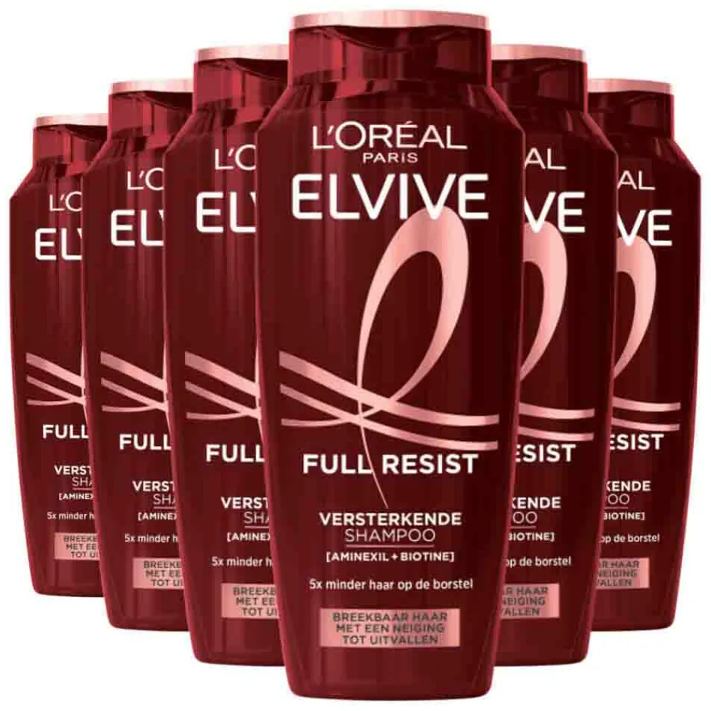 LOréal 6x L'Oréal Elvive Full Resist Shampoo 250 ml