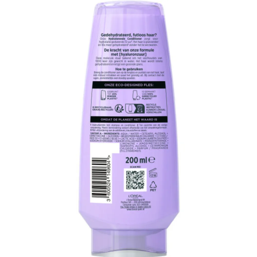LOréal 6x L'Oréal Elvive Hydra Hyaluronic Conditioner 200 ml