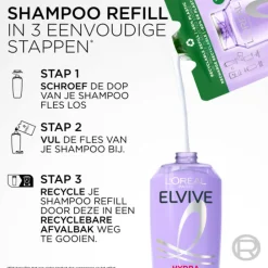 LOréal 6x L'Oréal Elvive Hydra Hyaluronic Shampoo Refill 250 ml