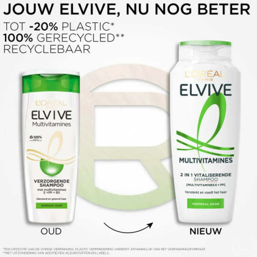 LOréal 6x L'Oréal Elvive Multivitamines Shampoo 250 ml