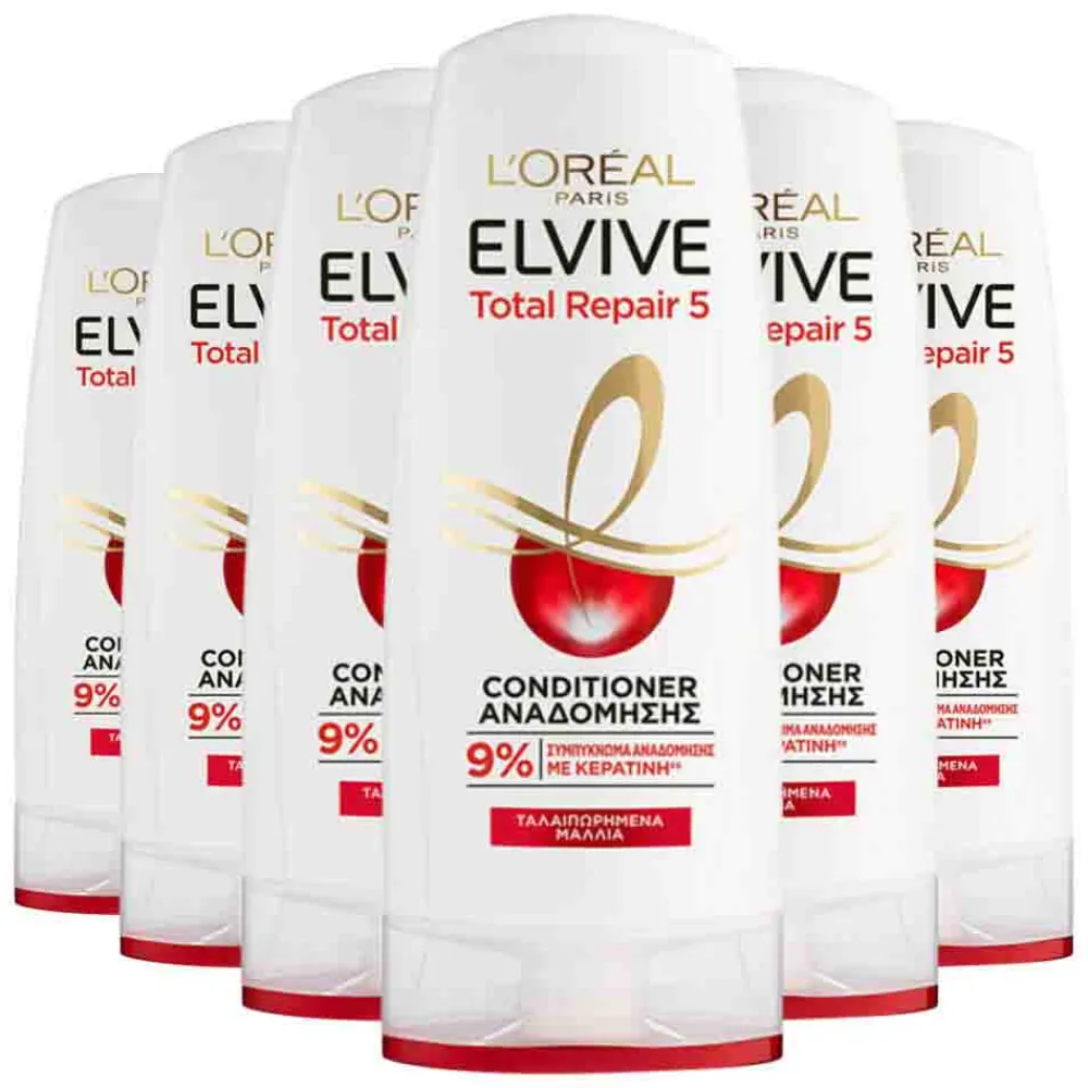 LOréal 6x L'Oréal Elvive Total Repair 5 Conditioner 300 ml
