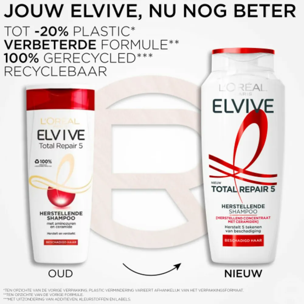 LOréal 6x L'Oréal Elvive Total Repair 5 Shampoo 250 ml