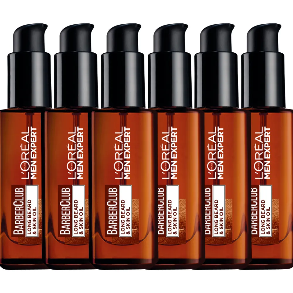 Heren LOréal 6x L'Oréal Men Expert Barberclub Baard & Gezichtsolie 30 ml