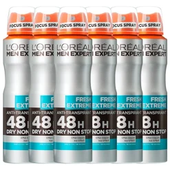 LOréal 6x L'Oréal Men Expert Deodorant Spray Fresh Extreme 150 ml