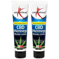Lucovitaal 2x Creme Huidwonder Hennep CBD 100 ml