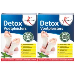 Lucovitaal 2x Detox Voetpleisters 10 stuks