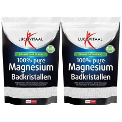 Lucovitaal 2x Magnesium Badkristallen 1 kg