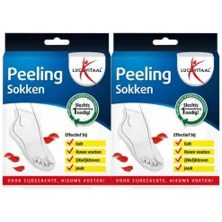 Lucovitaal 2x Peeling Sokken 1 paar