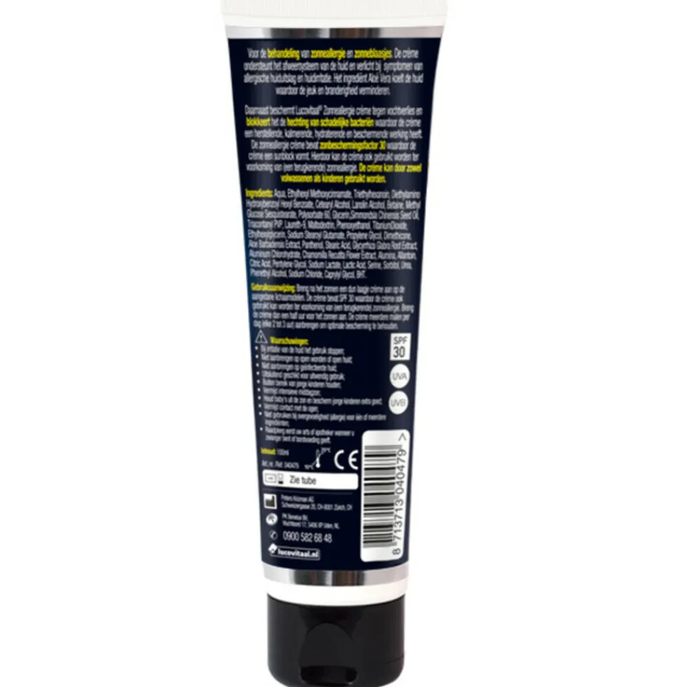 Lucovitaal 2x Zonneallergie Crème SPF30 100 ml