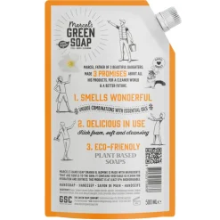 Marcels Green Soap 6x Marcel's Green Soap Handzeep Sinaasappel & Jasmijn Navul Stazak 500 ml