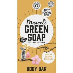 Marcels Green Soap 6x Marcel's Green Soap Showerbar Vanilla & Cherry Blossom 150 gr