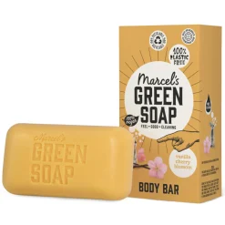 Marcels Green Soap 6x Marcel's Green Soap Showerbar Vanilla & Cherry Blossom 150 gr
