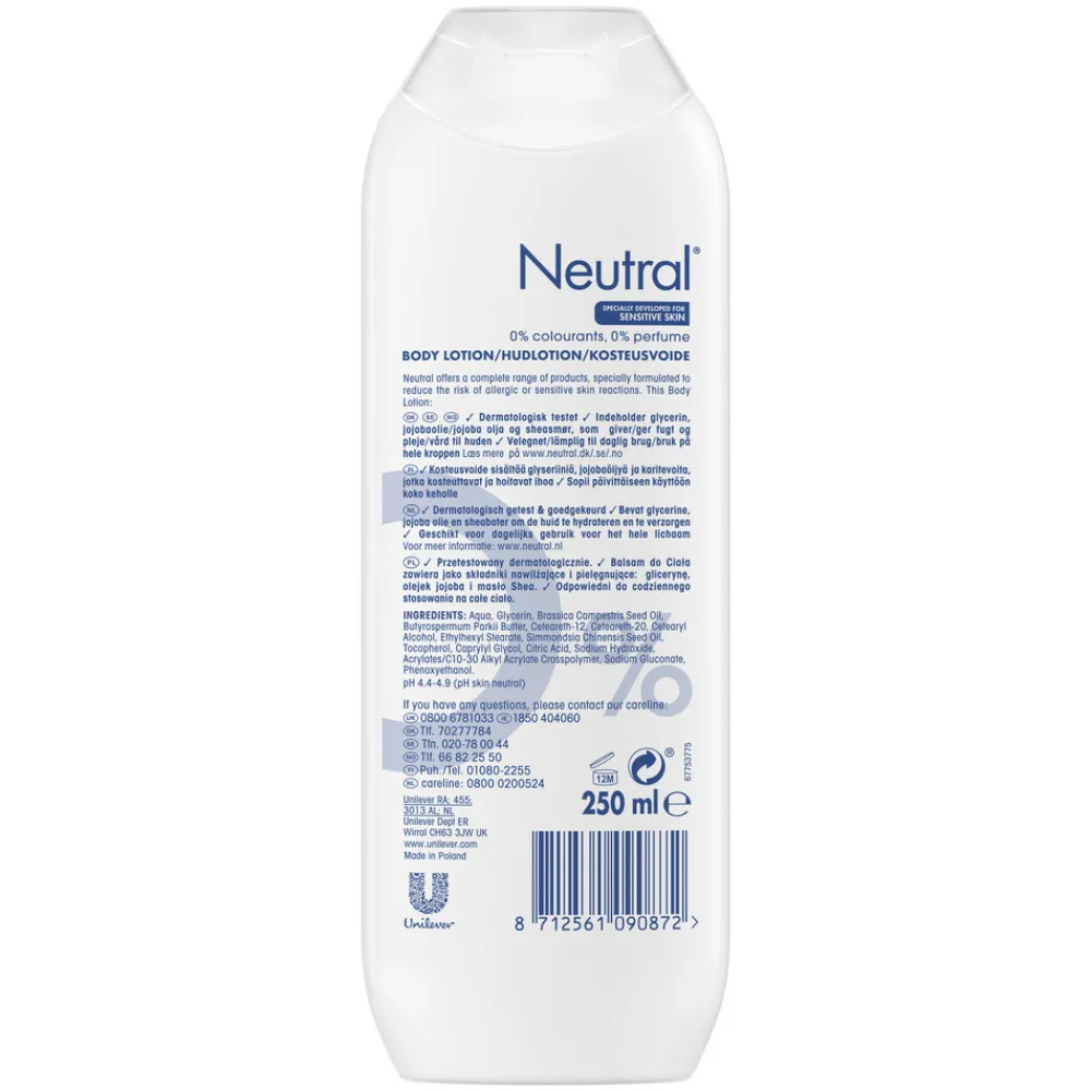 Neutral 6x Bodylotion 0% 250 ml