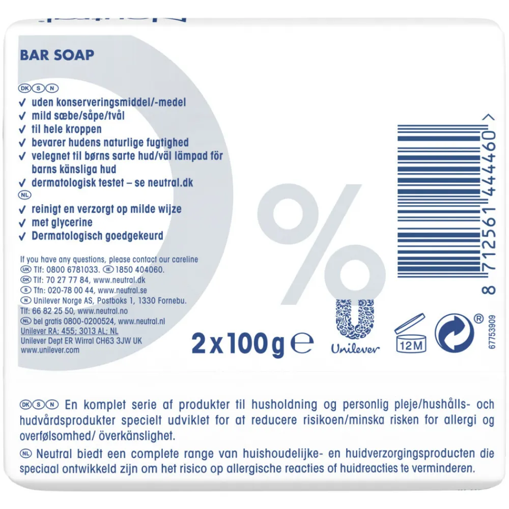 Neutral 12x Zeeptablet 2 x 100 gr