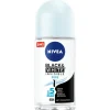 NIVEA 6x Deodorant Roller Invisible Black en White Pure 50 ml