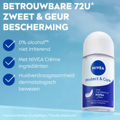 NIVEA 6x Deodorant Roller Protect en Care 50 ml