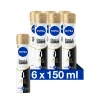 NIVEA 6x Deodorant Spray Black & White Silky Smooth 150 ml