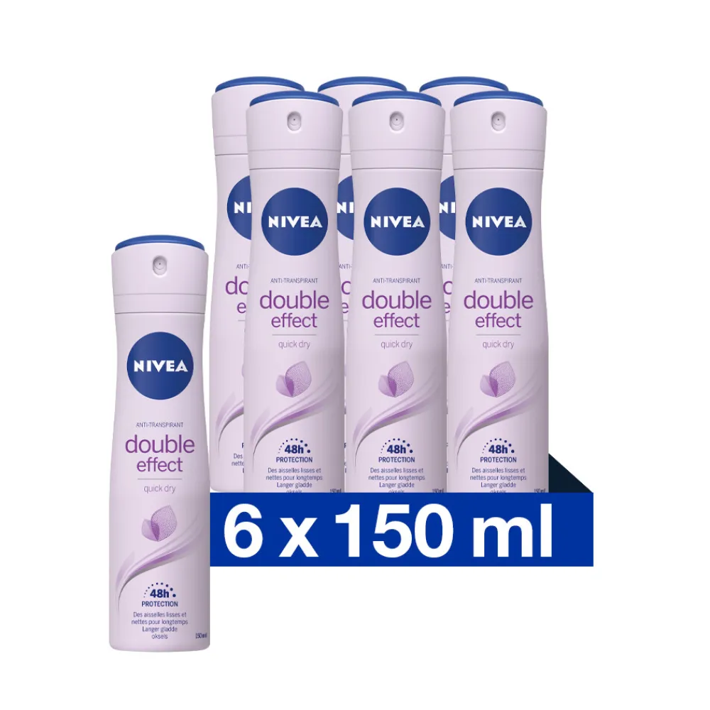 NIVEA 6x Deodorant Spray Double Effect 150 ml