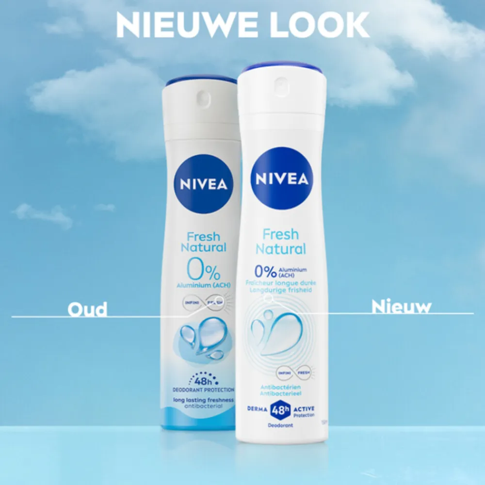 NIVEA 6x Deodorant Spray Fresh Natural 150 ml