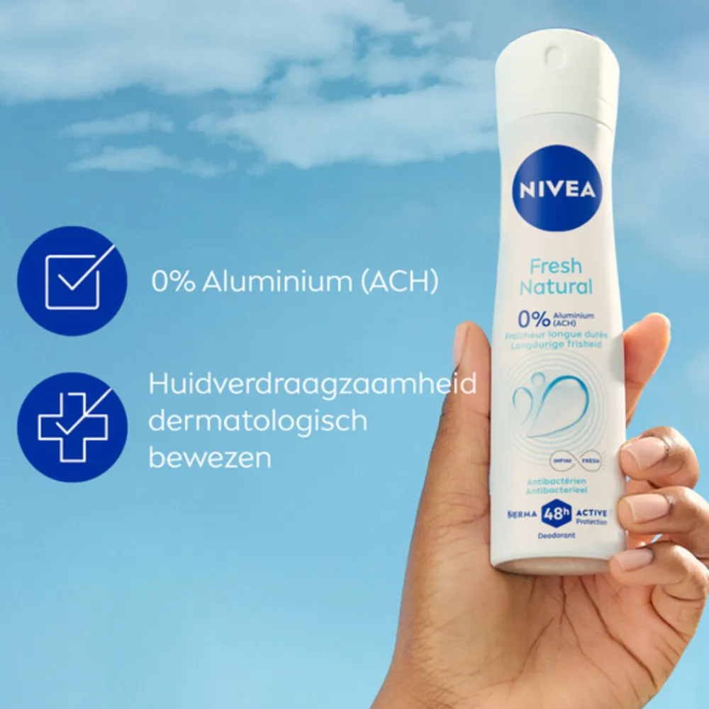 NIVEA 6x Deodorant Spray Fresh Natural 150 ml