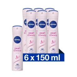 NIVEA 6x Deodorant Spray Pearl & Beauty 150 ml
