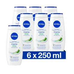 NIVEA 6x Douchecrème Aloë 250 ml