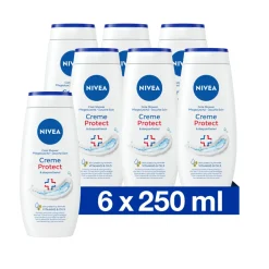 NIVEA 6x Douchecrème Protect 250 ml