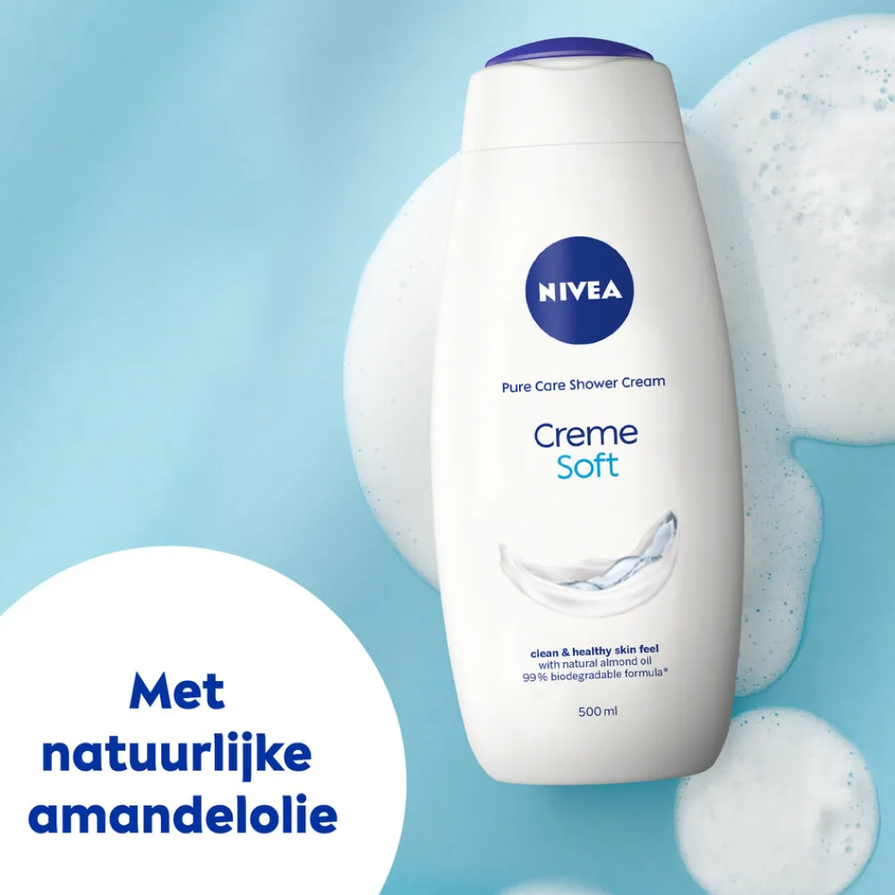 NIVEA 6x Douchecrème Soft 500 ml