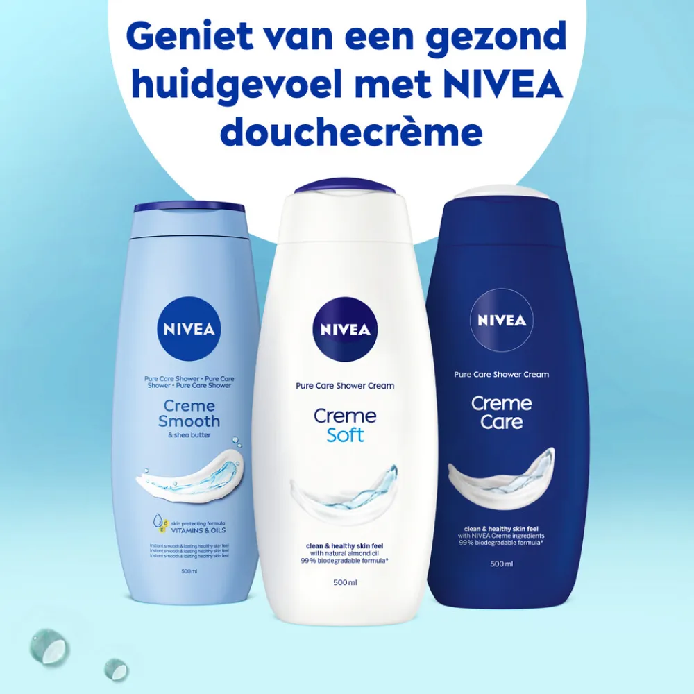 NIVEA 6x Douchecrème Soft 500 ml
