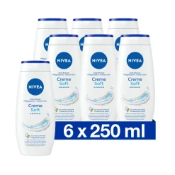 NIVEA 6x Douchecrème Soft 250 ml