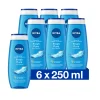 NIVEA 6x Douchegel Fresh Pure 250 ml