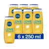 NIVEA 6x Douchegel Love Sunshine 250 ml