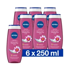 NIVEA 6x Douchegel Waterlily & Oil 250 ml